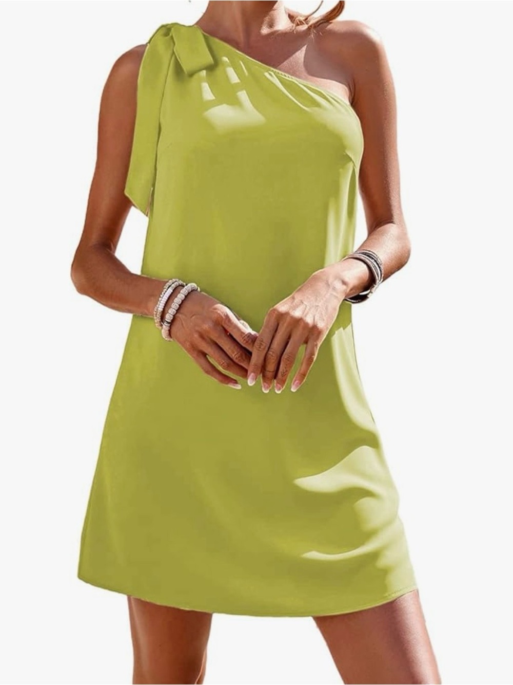 One shoulder dress